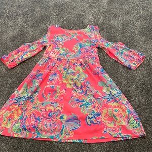 Lilly Pulitzer, off the shoulder dress, size 8-10 (youth L)